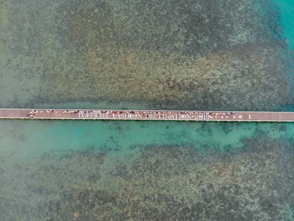  Sàn catwalk trên mặt nước biển