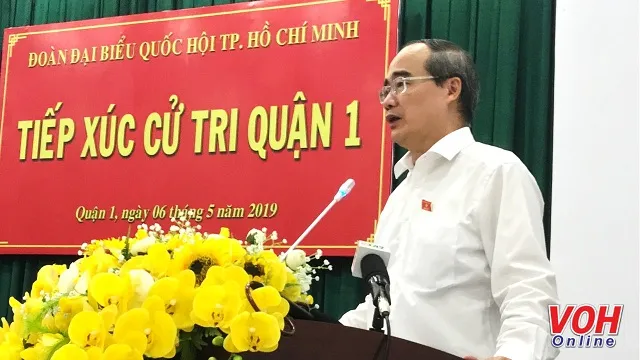 tiếp xúc cử tri, Bí thư Thành ủy TPHCM Nguyễn Thiện Nhân 