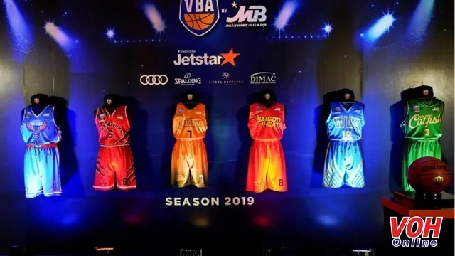  giải bóng rổ VBA 2019, Hanoi Buffaloes, Thang Long Warriors, Danang Dragons, Saigon Heat, Hochiminh City Wings by Jestar, Cantho Catfish