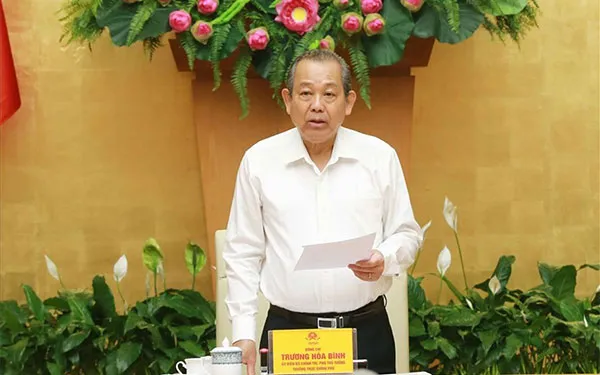 Ủy viên Bộ Chính trị, Phó Thủ tướng Thường trực Chính phủ Trương Hòa Bình