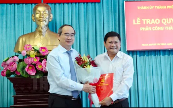 Ông Huỳnh Cách Mạng được phân công giữ chức Phó Trưởng Ban Tổ chức Thành ủy TP.HCM. 