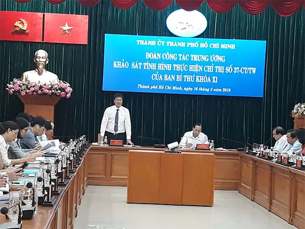 Ông Lê Hải An-Thứ trưởng Bộ Giáo dục và Đào tạo phát  biểu tại buổi làm việc