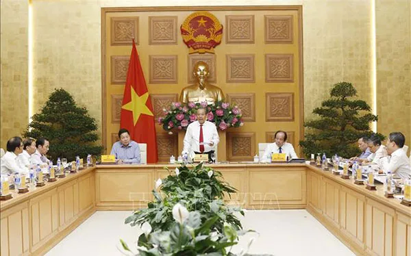 Phó Thủ tướng Thường trực Trương Hòa Bình phát biểu tại Hội nghị. 
