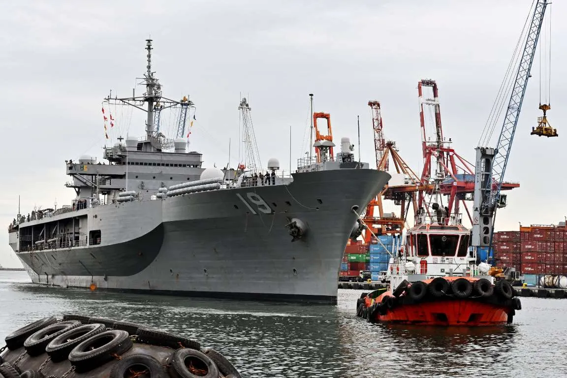 Tàu chiến Mỹ tại Jakarta hôm 1/5/2019.