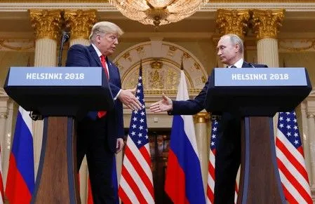 Tổng thống Mỹ Donald Trump và Tổng thống Nga Vladimir Putin.