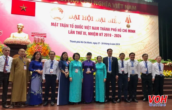 đại biểu dự Đại hội đại biểu MTTQ Việt Nam TPHCM lần thứ 11 - “Đoàn kết, dân chủ, đổi mới, nghĩa tình"