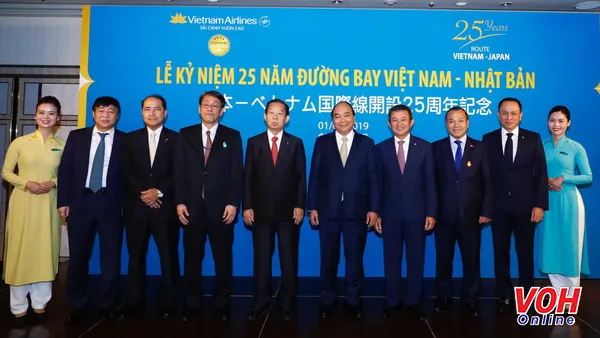 Vietnam Airlines kỷ niệm 25 năm đường bay Việt Nam - Nhật Bản