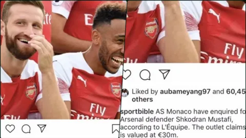Aubameyang ủng hộ Arsenal bán Mustafi 