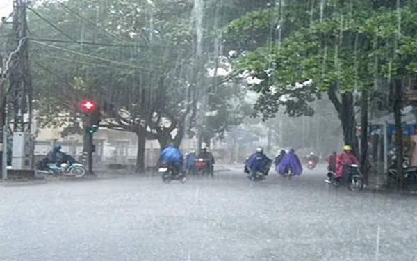 mưa to ở Đông Nam Bộ và Tây Nguyên