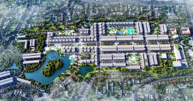 Phối cảnh tổng thể dự án Thái Hưng Eco City.