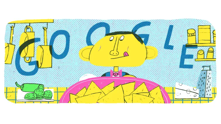 Ignacio Anaya García, nachos, Google vinh danh, Google Doodle