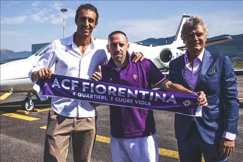 Ribery đã chính thức cập bến Fiorentina 