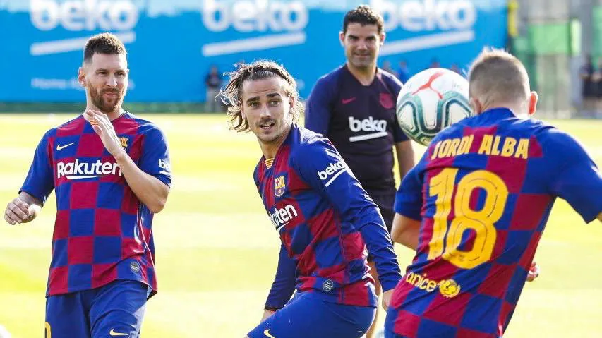 Griezmann trong màu áo Barcelona
