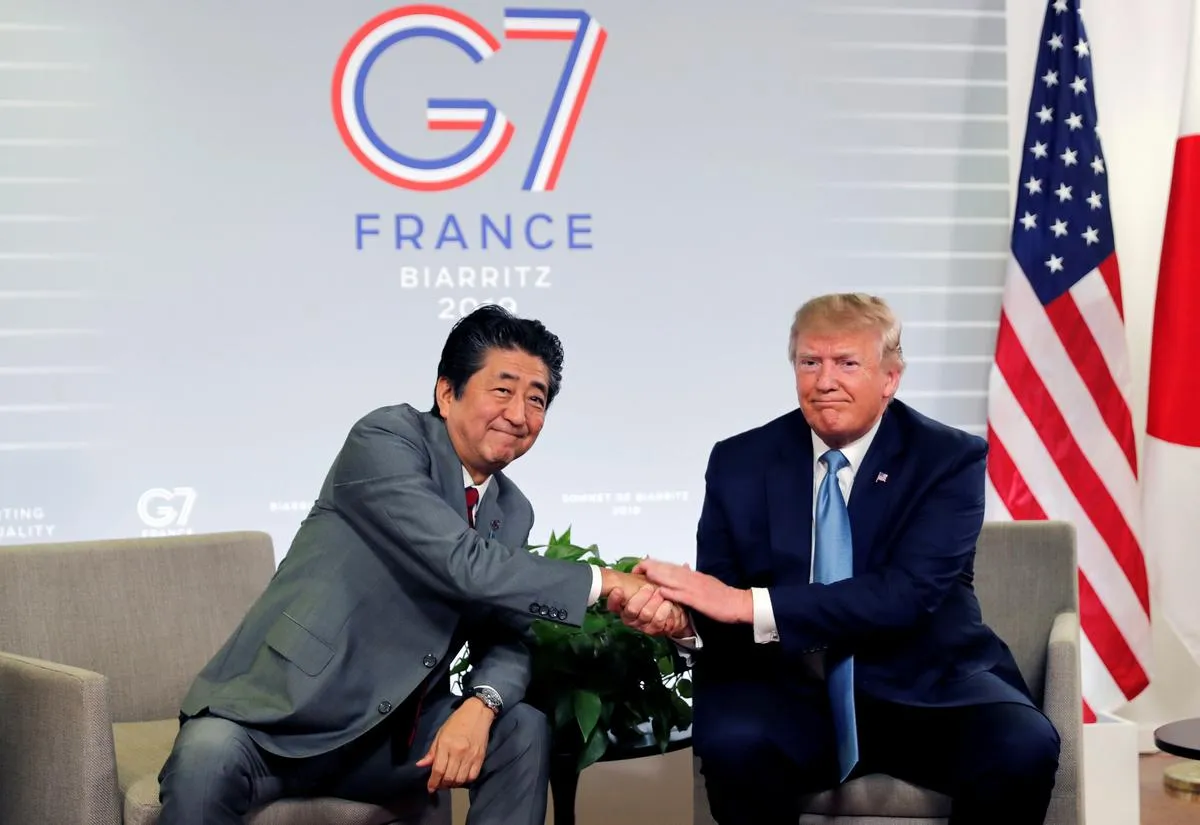 Thủ tướng Nhật Bản Shinzo Abe và Tổng thống Mỹ Donald Trump