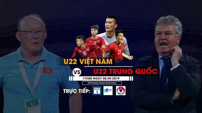 Kênh trực tiếp trận giao hữu U22 Trung Quốc vs U22 Việt Nam?