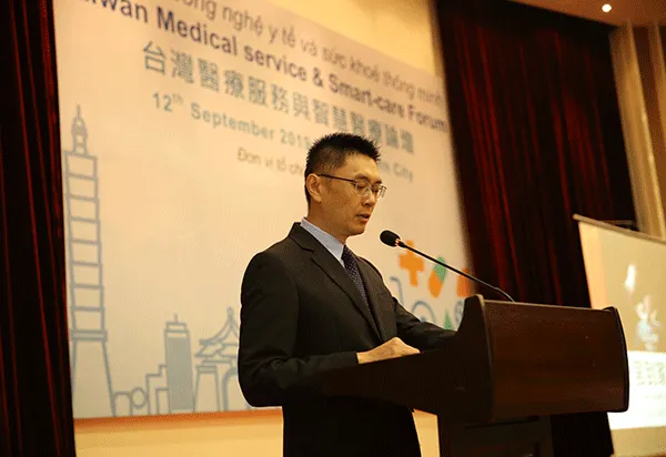 Ông Keven Cheng, Giám đốc Văn phòng đại diện Hiệp hội xúc tiến thương mại Đài Loan -TAITRA tại TPHCM