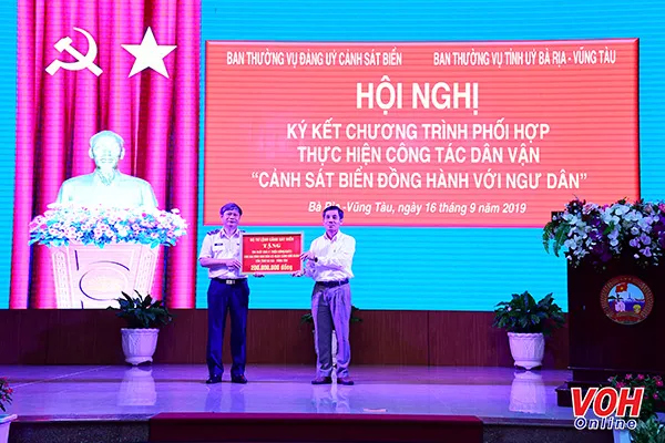 Cảnh sát biển đồng hành với ngư dân, Cảnh sát biển,  Bình Thuận,  Bà Rịa – Vũng Tàu