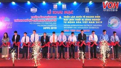 Khai mạc Triển lãm quốc tế ngành Điện, Máy móc thiết bị Công nghiệp, Tự động hóa Việt Nam 2019 – EMA VIET NAM 2019 và Triển lãm ngành In thành phố Hồ Chí Minh năm 2019 – HPPE 2019. 