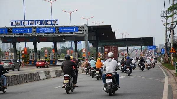 Trạm thu phí Xa lộ Hà Nội sắp hoạt động trở lại 