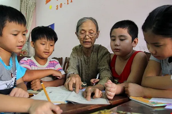 Lớp học tình thương của bà Nguyễn Thị Thiền