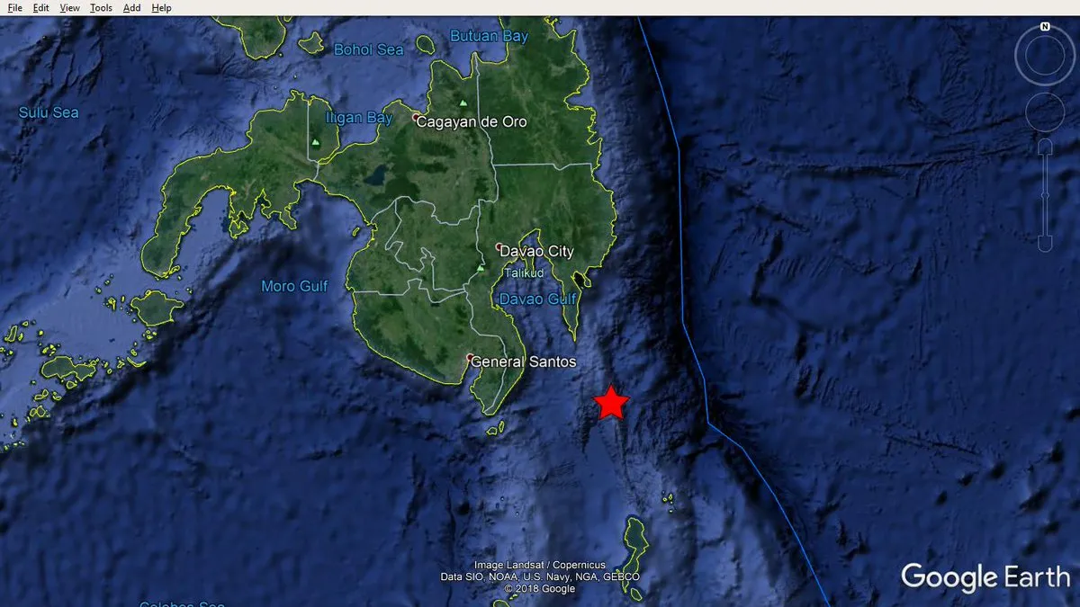 động đất, động đất Philippines 