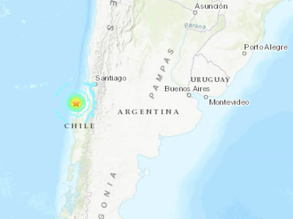 động đất, động đất Chile