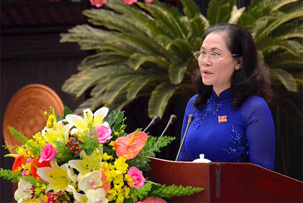 Chủ tịch HĐND TP Nguyễn Thị Lệ