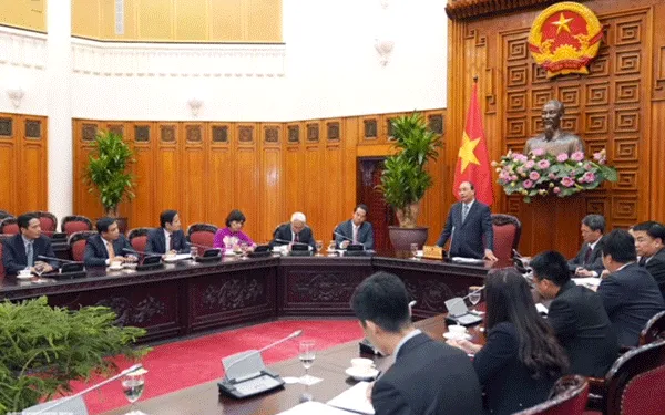 Thủ tướng Nguyễn Xuân Phúc tiếp các đại sứ lên đường nhận nhiệm vụ