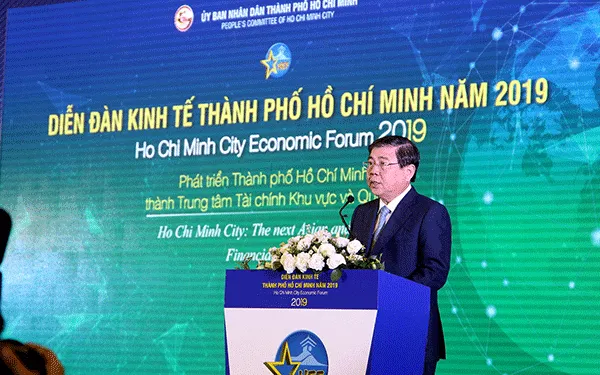 Chủ tịch UBND thành phố Nguyễn Thành Phong phát biểu khai mạc