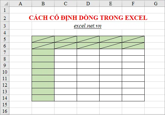 voh.com.vn.cach-co-dinh-dong-va-cot-trong-excel-anh-3