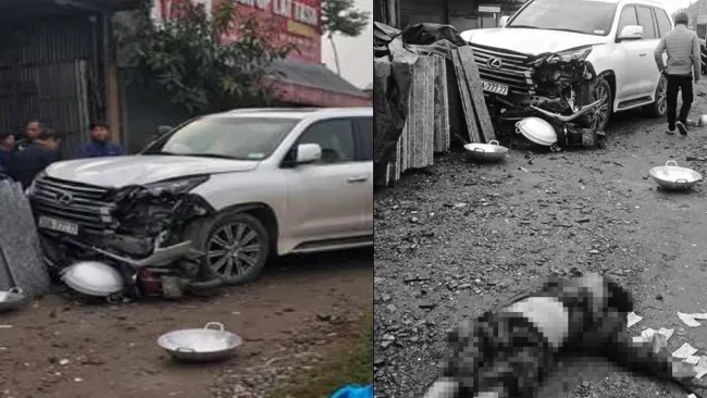 Tin tức tai nạn giao thông hôm nay 3/11/2019: Xe Lexus biển ngũ quý tông chết 1 phụ nữ
