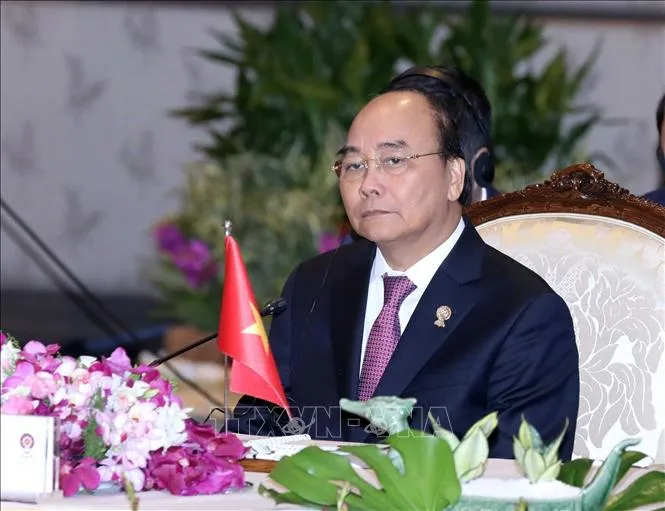 Thủ tướng Nguyễn Xuân Phúc đang dự Hội nghị Cấp cao Hiệp hội các quốc gia Đông Nam Á (ASEAN) lần thứ 35 tại Thái Lan