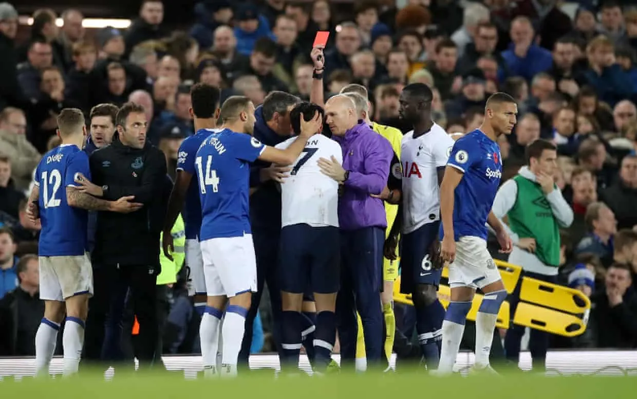 Kết quả Ngoại hạng Anh ngày 4/11: Son nhận thẻ đỏ, Tottenham hòa Everton - Leicester trở lại Top 3