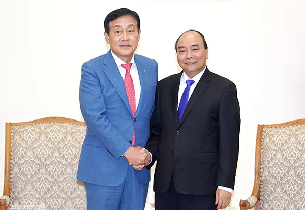 Thủ tướng tiếp ông Kim Jung Tai, Chủ tịch Tập đoàn Tài chính Hana (Hàn Quốc)