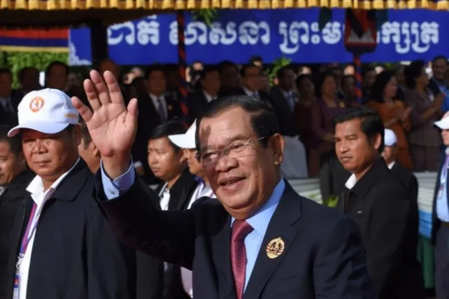 Thủ tướng Campuchia Hun Sen.  
