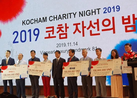 Đêm từ thiện KOCHAM tài trợ gần 4,5 tỷ đồng cho các tổ chức xã hội Việt Nam