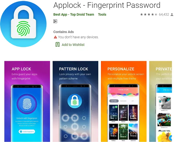 Các App tốt nhất dùng để khóa ứng dụng điện thoại Android 5