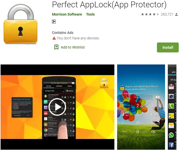 Các App tốt nhất dùng để khóa ứng dụng điện thoại Android 7