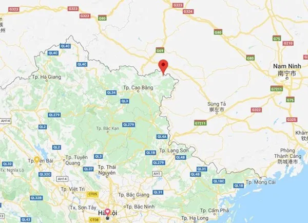 Động đất tại Cao Bằng, gây rung lắc tại Hà Nội và một số tỉnh phía Bắc