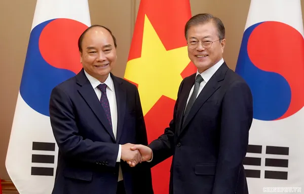 Thủ tướng Nguyễn Xuân Phúc,  Hàn Quốc