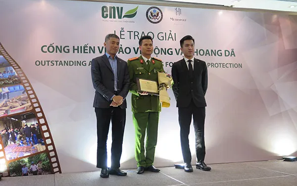 Ông Lưu Phước Nguyên – Đội phó Đội 2, Phòng Cảnh sát phòng chống tôị phạm về môi trường – Công an tỉnh Quảng Nam.