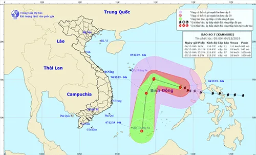 Chỉ đạo ứng phó với diễn biến cơn bão số 7 (Kammuri) trên biển Đông
