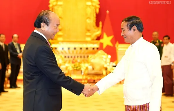 Thủ tướng Nguyễn Xuân Phúc, Tổng thống Myanmar