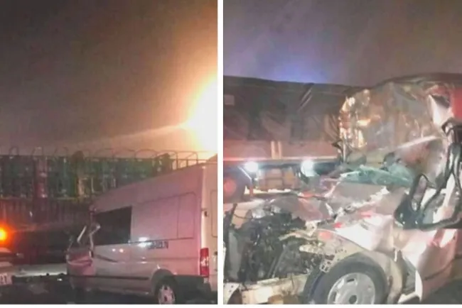 Tin tức tai nạn giao thông hôm nay 18/12/2019: Kinh hoàng 2 xe tải tranh đường đâm sập nhà dân 