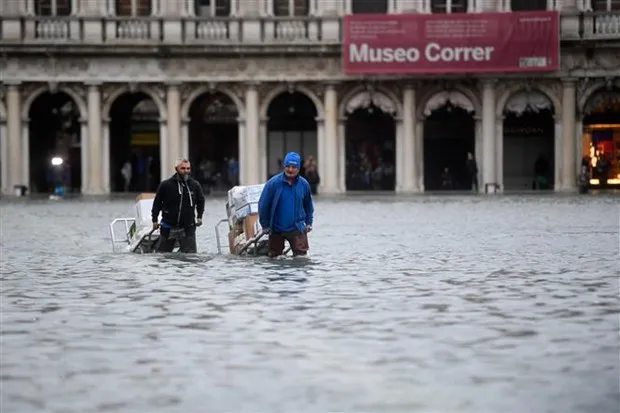 Thành phố Venice tổn thất nặng với đợt thủy triều lịch sử