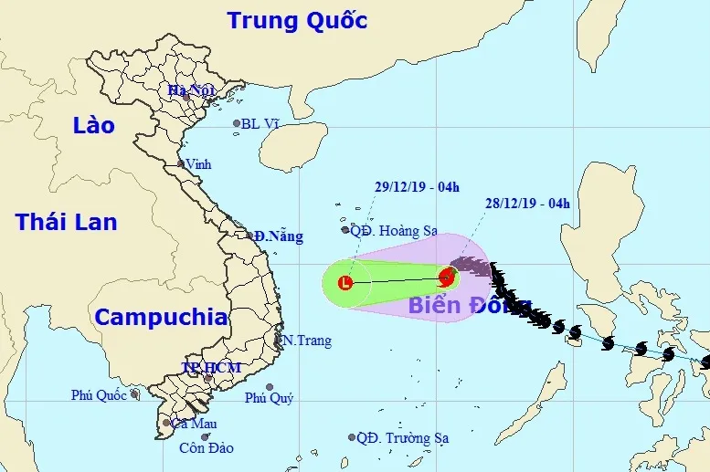 Bão số 8, dự báo thời tiết