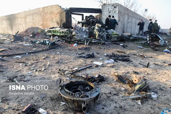 Iran điều tra xác nhận máy bay Ukraine bốc cháy trên không trước khi lao xuống