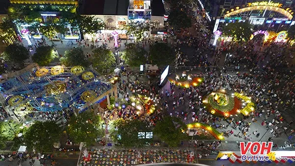 Hơn 1 triệu lượt khách tham quan Đường hoa Nguyễn Huệ Tết Canh Tý 2020