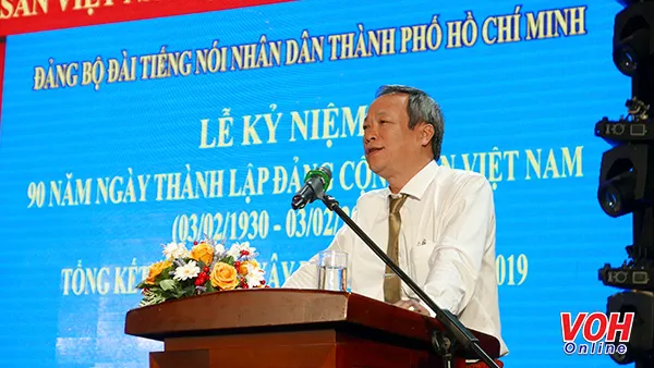  Lê Công Đồng, Đài Tiếng nói nhân dân Thành phố Hồ Chí Minh, VOH,90 năm thành lập Đảng 