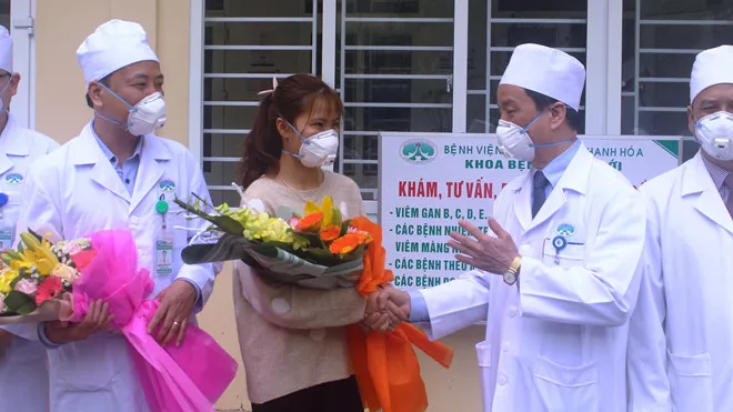 Nữ bệnh nhân nhiễm virus Corrona tại Thanh Hóa được ra viện